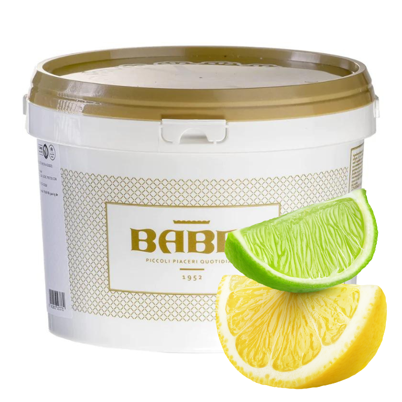 3kg VARIEGATO LIME pasta limonkowa z kandyzowaną skórką cytrynową BABBI