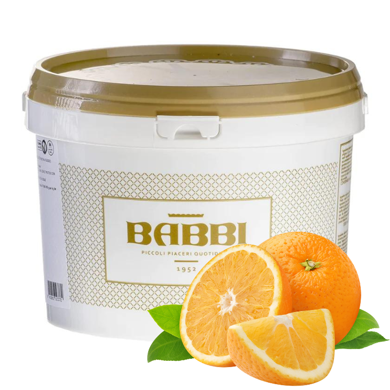 3kg VARIEGATO ARANCIA CON SCORZETTE pasta pomarańczowa z kandyzowaną skórką 12371 BABBI