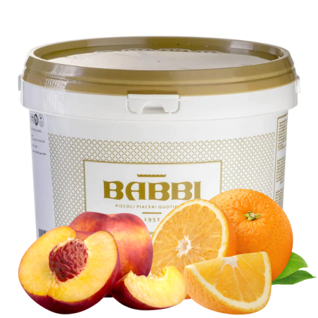 3kg VARIEGATO PESCA ARANCIO pasta brzoskwiniowa z kandyzowaną pomarańczą 12625 BABBI