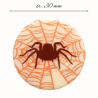 op. 189 szt. Pająki - 33774 Barbara Decor - zestaw dekoracji czekoladowych na Halloween - 30 mm