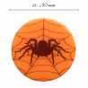 op. 189 szt. Pająki - 33774 Barbara Decor - zestaw dekoracji czekoladowych na Halloween - 30 mm