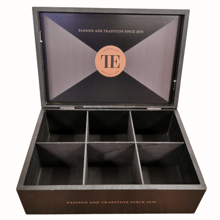 Drewniane pudełko do ekspozycji herbat - Gourmet i Luxury Tea Bag - Teahouse Exclusives
