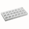 PC41 Pavoni Italia - forma z tritanu do pralin - dł. 43 x szer. 25 x wys. 17 mm / poj. 10 g x 21 pralin