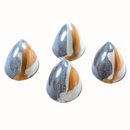 PC42 Pavoni Italia - forma z tritanu do pralin - dł. 41 x szer. 24 x wys. 20 mm / poj. 10 g x 21 pralin