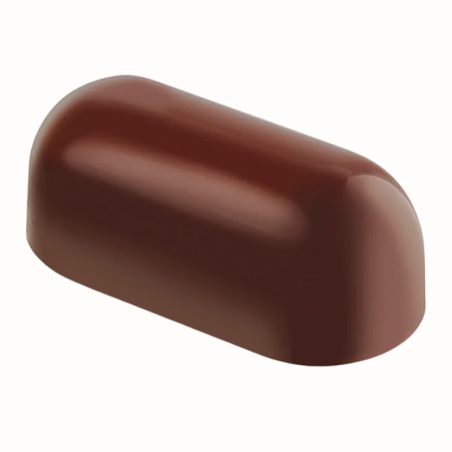 PC46 Pavoni Italia - forma z tritanu do pralin - dł. 40 x szer. 18 x wys. 16 mm / poj. 10 g x 21 pralin