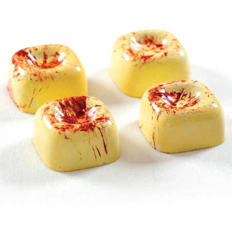 PC47 Pavoni Italia - forma z tritanu do pralin - dł. 27 x szer. 27 x wys. 15 mm / poj. 10 g x 21 pralin