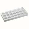 PC47 Pavoni Italia - forma z tritanu do pralin - dł. 27 x szer. 27 x wys. 15 mm / poj. 10 g x 21 pralin