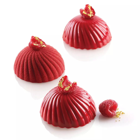 Parfum 110 Silikomart - forma silikonowa do monoporcji i deserów - śr. 75 x wys. 37.5 mm / poj. 110 ml x 6 porcji