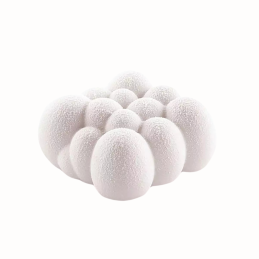 Cloud 120 Silikomart - forma silikonowa do monoporcji - chmurka - dł. 71 x szer. 71 x wys. 34 mm / poj. 120 ml x 6 porcji