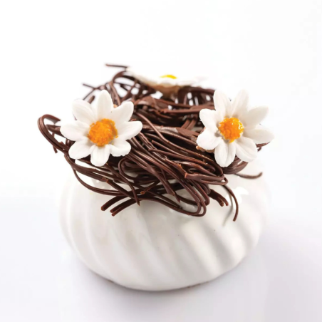 Samurai 110 Silikomart - forma silikonowa do monoporcji i deserów - śr. 70 x wys. 35 mm / poj. 110 ml x 6 porcji