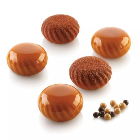 Samurai 30 Silikomart - forma silikonowa do monoporcji i deserów - śr. 46 x wys. 23 mm / poj. 30 ml x 15 porcji