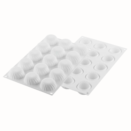 Samurai 30 Silikomart - forma silikonowa do monoporcji i deserów - śr. 46 x wys. 23 mm / poj. 30 ml x 15 porcji