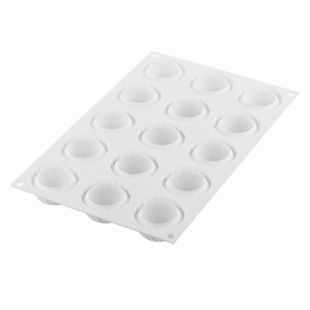 Samurai 30 Silikomart - forma silikonowa do monoporcji i deserów - śr. 46 x wys. 23 mm / poj. 30 ml x 15 porcji