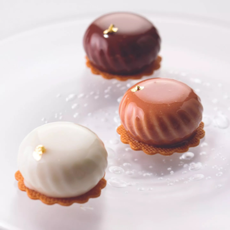 Samurai 30 Silikomart - forma silikonowa do monoporcji i deserów - śr. 46 x wys. 23 mm / poj. 30 ml x 15 porcji