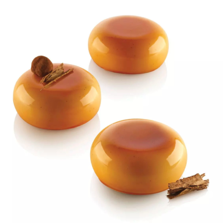 Ode 50 Silikomart - forma silikonowa do monoporcji i deserów - śr. 55 x wys. 25 mm / poj. 50 ml x 8 porcji