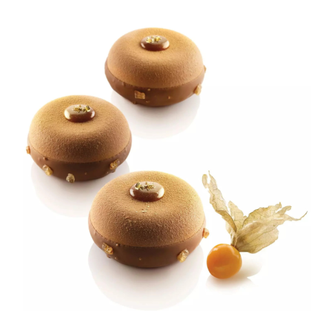 Ode 50 Silikomart - forma silikonowa do monoporcji i deserów - śr. 55 x wys. 25 mm / poj. 50 ml x 8 porcji