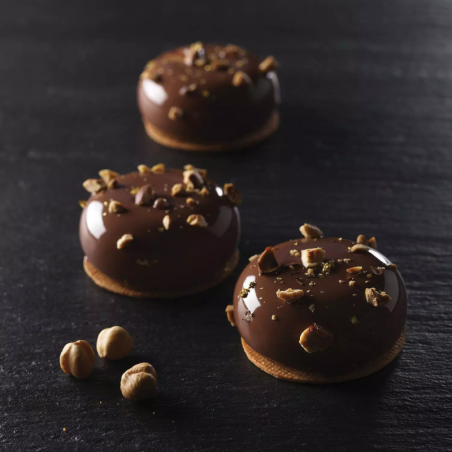 Ode 50 Silikomart - forma silikonowa do monoporcji i deserów - śr. 55 x wys. 25 mm / poj. 50 ml x 8 porcji