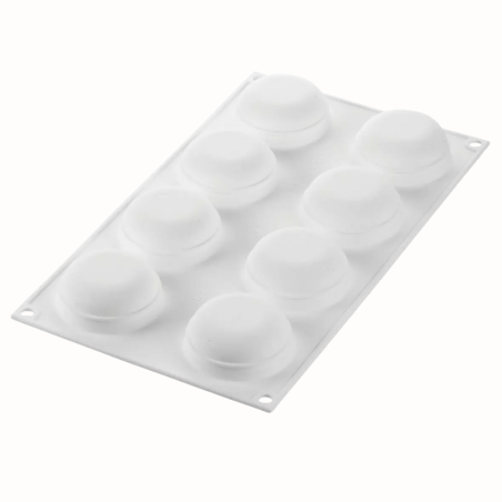 Ode 50 Silikomart - forma silikonowa do monoporcji i deserów - śr. 55 x wys. 25 mm / poj. 50 ml x 8 porcji