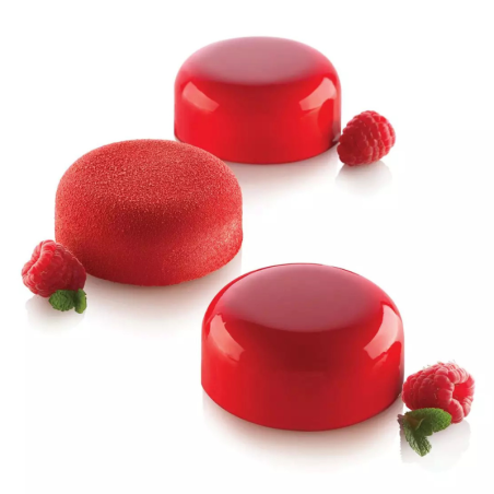 Universo 90 Silikomart - forma silikonowa do monoporcji i deserów - śr. 67 x wys. 27 mm / poj. 90 ml x 6 porcji