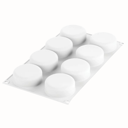 Essenziale 80 Silikomart - forma silikonowa do monoporcji i deserów - śr. 67 x wys. 27 mm / poj. 90 ml x 6 porcji