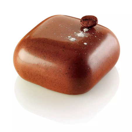 Gem 100 Silikomart - forma silikonowa do monoporcji i deserów - dł. 61 x szer. 61 x wys. 30 mm / poj. 100 ml x 8 porcji