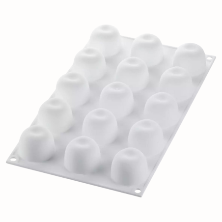 Mela Ciliegia Pesca 30 Silikomart - forma silikonowa do owocowych deserów - śr. 39 x wys. 30 mm / poj. 30 ml x 15 porcji