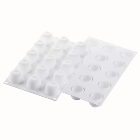 Mela Ciliegia Pesca 30 Silikomart - forma silikonowa do owocowych deserów - śr. 39 x wys. 30 mm / poj. 30 ml x 15 porcji