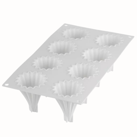 Astro 95 Silikomart - forma silikonowa do monoporcji i deserów - śr. 67 x wys. 79 mm / poj. 95 ml x 8 porcji