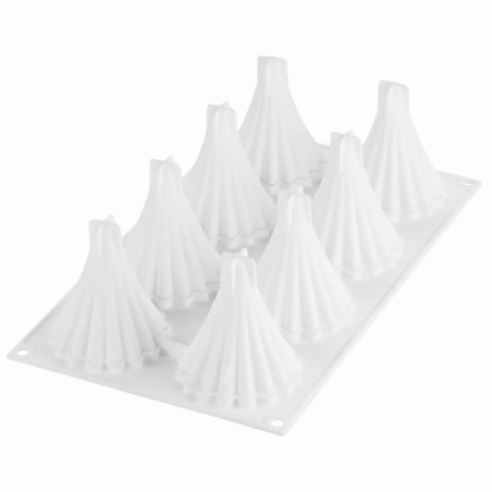 Astro 95 Silikomart - forma silikonowa do monoporcji i deserów - śr. 67 x wys. 79 mm / poj. 95 ml x 8 porcji