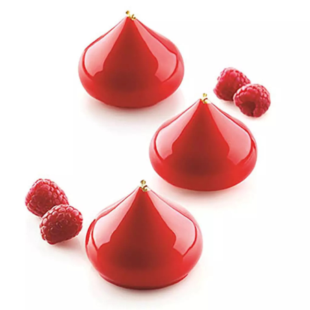 Goutte 55 Silikomart - forma silikonowa do monoporcji i deserów - śr. 54 x wys. 54 mm / poj. 55 ml x 8 porcji