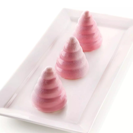 Soffice Incanto Silikomart - forma silikonowa do deserów - śr. 60 x wys. 70 mm / poj. 100 ml x 6 porcji