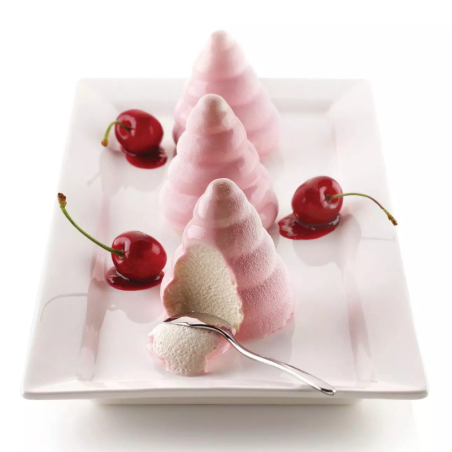 Soffice Incanto Silikomart - forma silikonowa do deserów - śr. 60 x wys. 70 mm / poj. 100 ml x 6 porcji