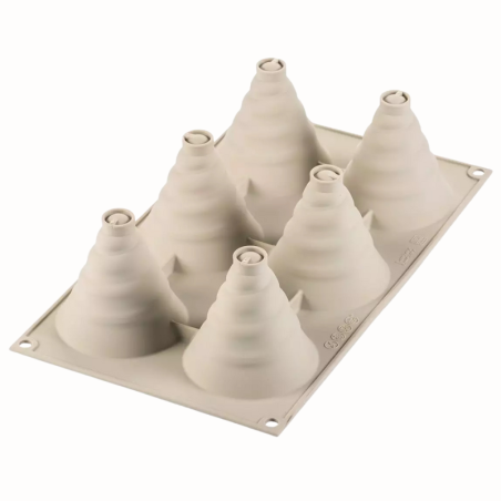 Soffice Incanto Silikomart - forma silikonowa do deserów - śr. 60 x wys. 70 mm / poj. 100 ml x 6 porcji