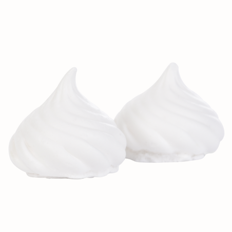 op. 360 szt. Białe beziki do dekoracji cukierniczych - 20300G Modecor - śr. 30 mm