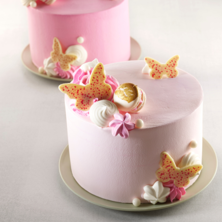 op. 360 szt. Białe beziki do dekoracji cukierniczych - 20300G Modecor - śr. 30 mm