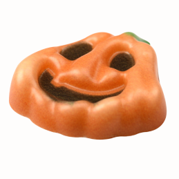 op. 72 szt. Czekoladowe dynie na Halloween - 92165 Modecor - dekoracje na bazie białej czekolady - dł. 25-30 mm