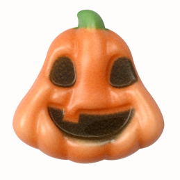 op. 72 szt. Czekoladowe dynie na Halloween - 92165 Modecor - dekoracje na bazie białej czekolady - dł. 25-30 mm