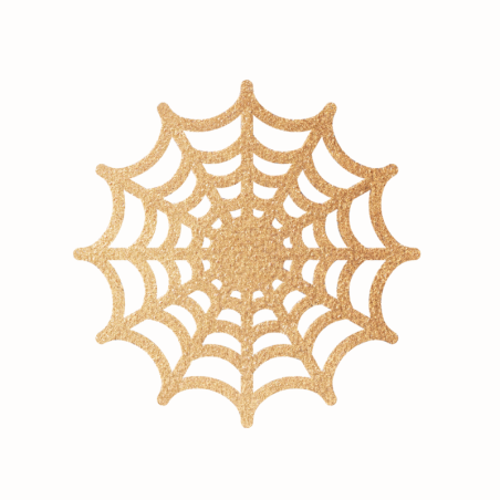 op. 24 szt. Halloween Monoshape Golden Touch - zestaw złotych dekoracji w czterech wzorach - nr. kat. 31497 Modecor