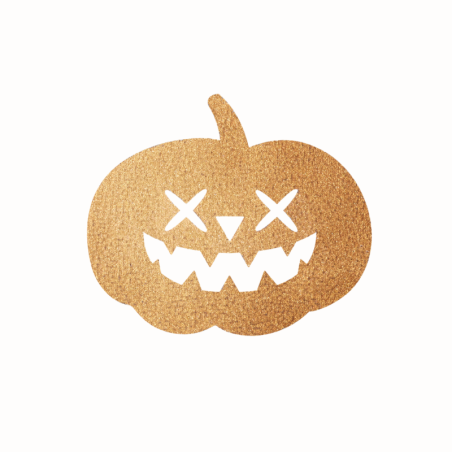 op. 24 szt. Halloween Monoshape Golden Touch - zestaw złotych dekoracji w czterech wzorach - nr. kat. 31497 Modecor