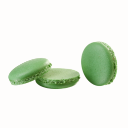 op. 384 szt. Gotowe korpusy makaroników - zielone - śr. 35 mm - Macarons Verde 20309L Modecor