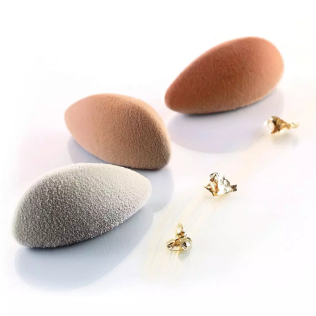 Quenelle 24 Silikomart - uniwersalna forma silikonowa - dł. 60 x szer. 60 x wys. 39 mm / poj. 110 ml x 8 porcji