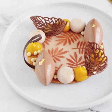 Quenelle 24 Silikomart - uniwersalna forma silikonowa - dł. 60 x szer. 60 x wys. 39 mm / poj. 110 ml x 8 porcji