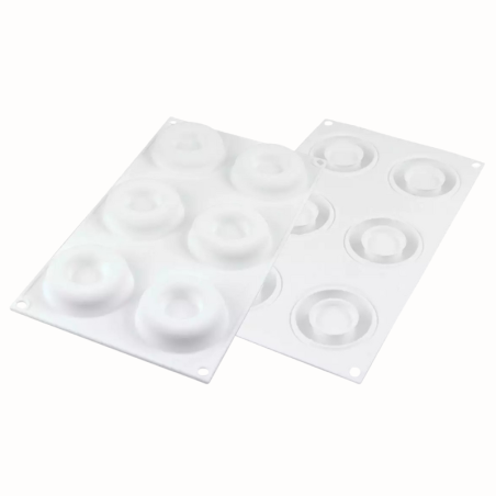 Game 115 Silikomart - zestaw form silikonowych do monoporcji - śr. 65 x wys. 40 mm / poj. 115 ml x 6 porcj