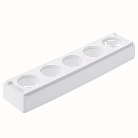 MUL3D EGG Silikomart - zestaw do trójwymiarowych monoporcji i deserów - jajko - śr. 50 x wys. 73 mm / poj. 100 ml x 5 porcji