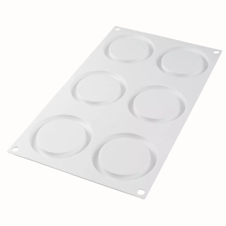 Kit The Ring 65 Silikomart - zestaw form silikonowych z wykrojnikiem - do monoporcji o kształcie okręgów
