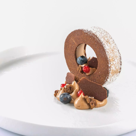 Kit The Ring 65 Silikomart - zestaw form silikonowych z wykrojnikiem - do monoporcji o kształcie okręgów