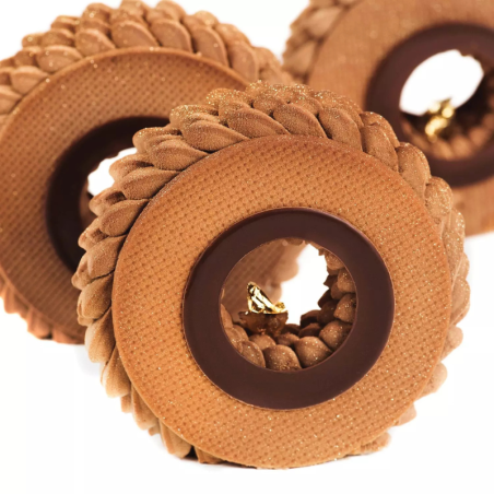 Kit The Ring 65 Silikomart - zestaw form silikonowych z wykrojnikiem - do monoporcji o kształcie okręgów