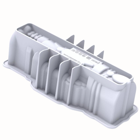 Nutcracker bûche 1000 Silikomart - forma silikonowa - dziadek do orzechów - dł. 253 x szer. 90 x wys. 75 mm / poj. 1000 ml