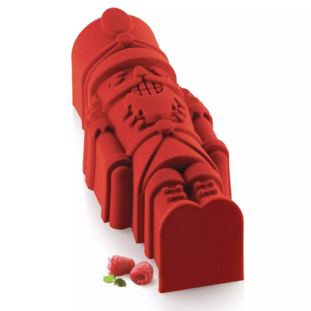 Nutcracker bûche 1000 Silikomart - forma silikonowa - dziadek do orzechów - dł. 253 x szer. 90 x wys. 75 mm / poj. 1000 ml