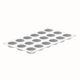 Torta xs 14 Silikomart - forma silikonowa do monoporcji - śr. 40 x wys. 15 mm / poj. 14 ml x 18 porcji